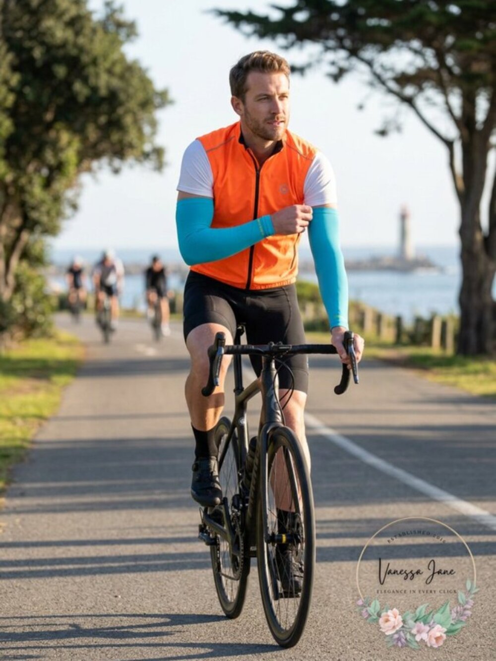 CANARI Solar Flare Arm Warmers (for Men), Small